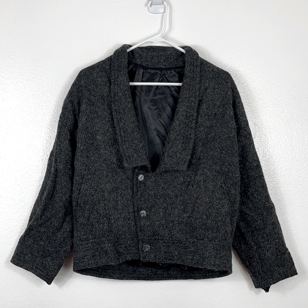 Araro Uomo Wool Blend Short Coat Size Large - Picture 1 of 8